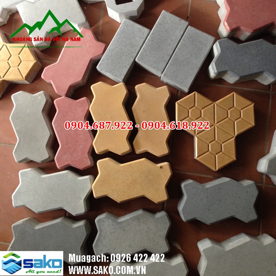 bột màu sản xuất gạch bê tông