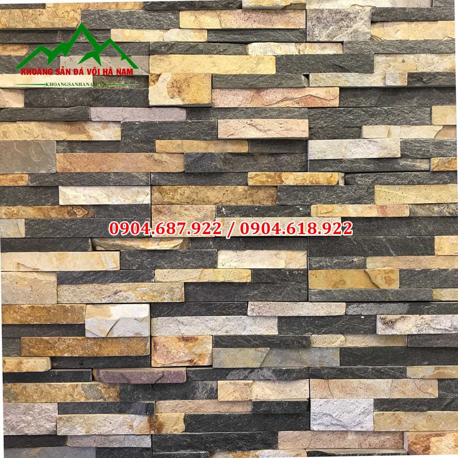 đá ghép 2 màu vàng đen