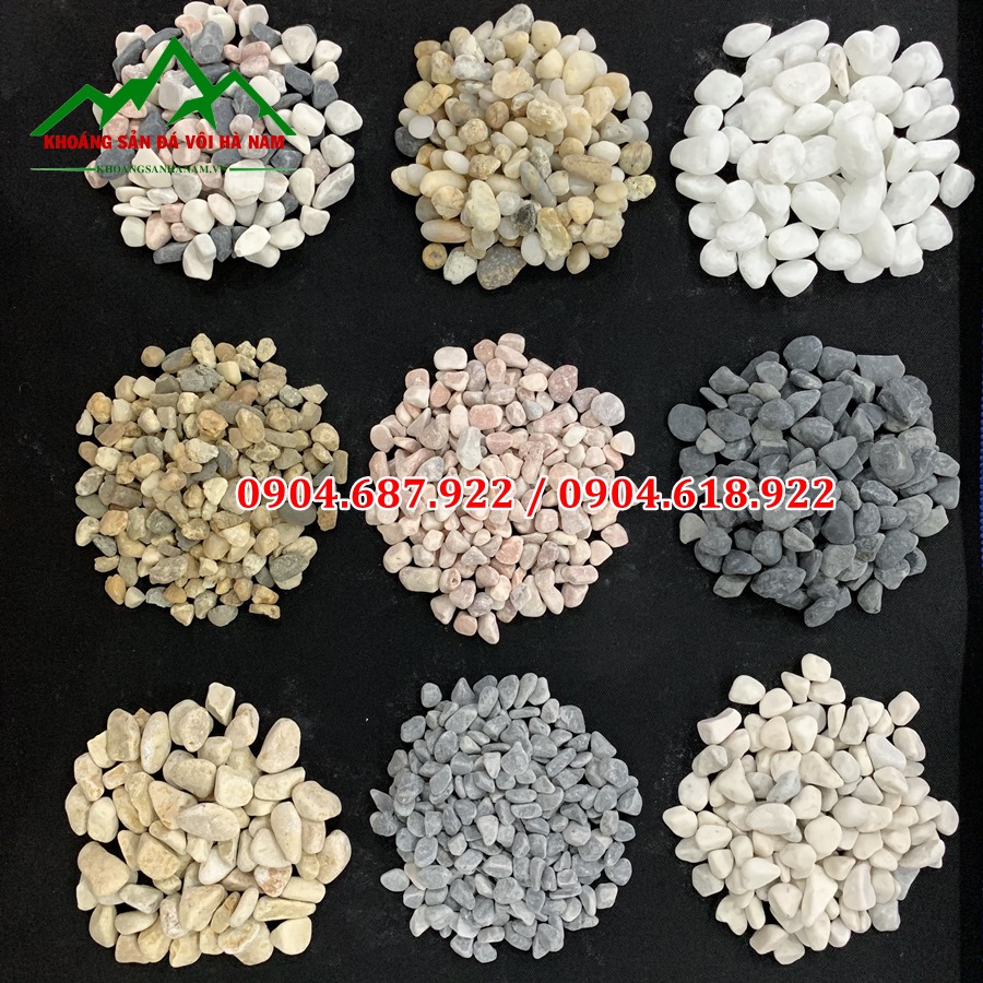 sỏi quay trang trí