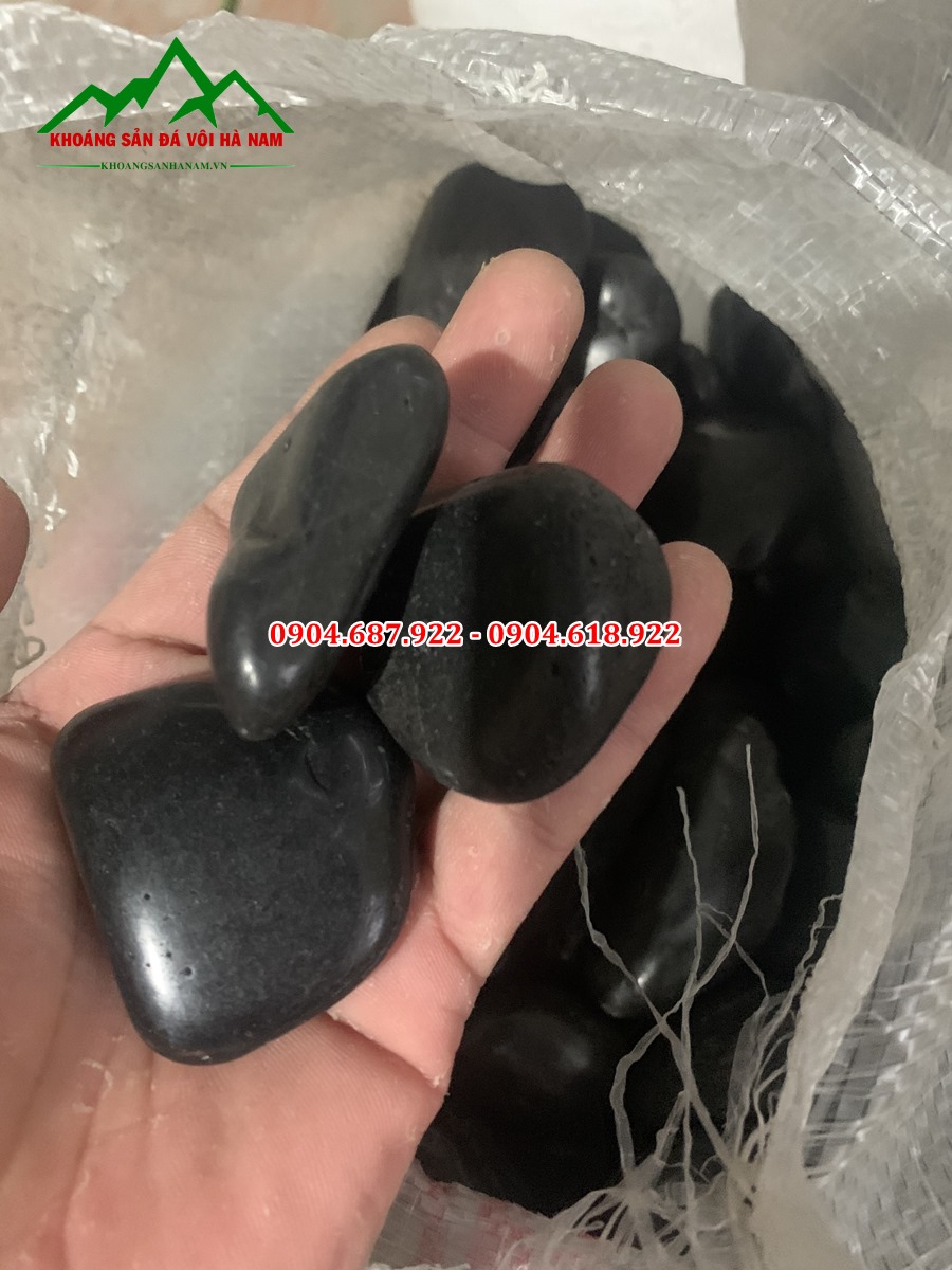 sỏi đen bóng nhập khẩu