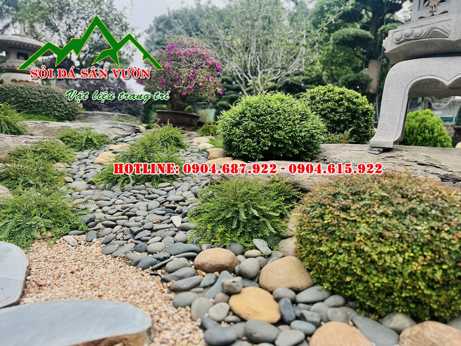 Cung cấp sỏi đen trang trí