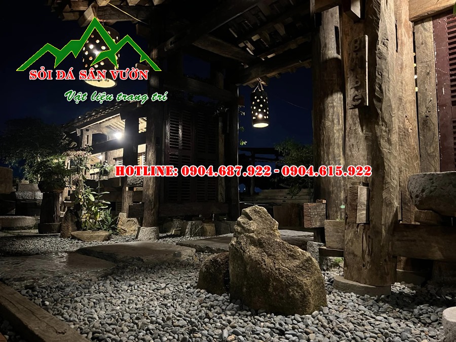 Cung cấp sỏi đen rải sân vườn