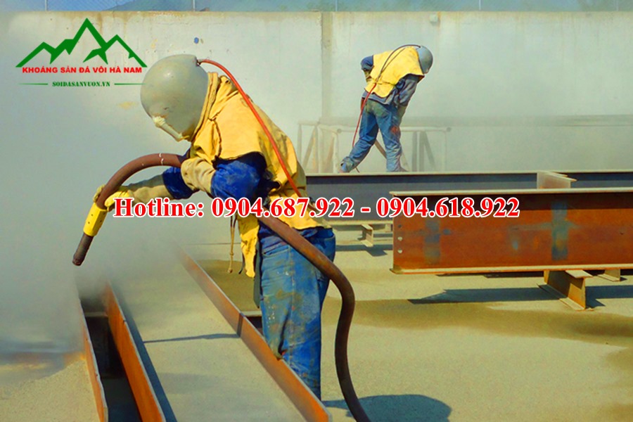 cát phun gỉ sét tại miền nam