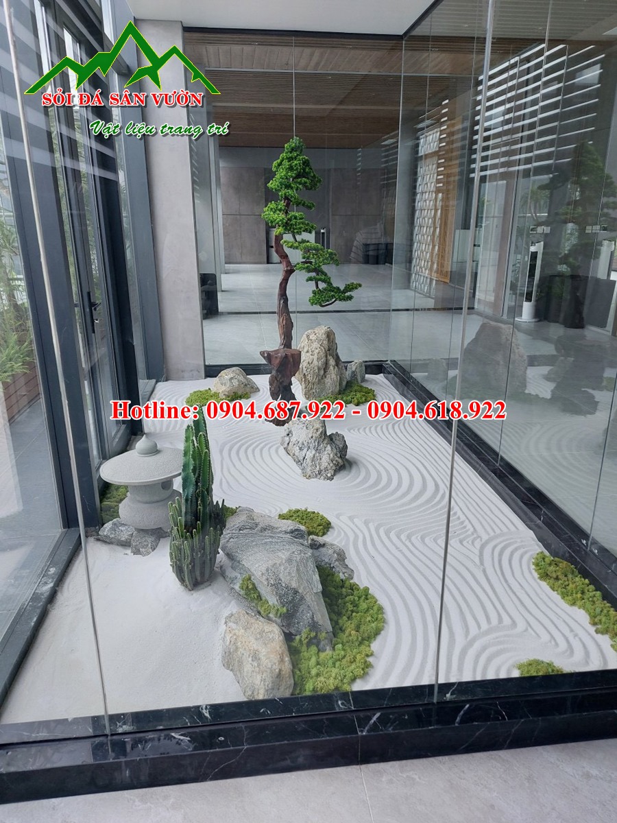 cát trắng tiểu cảnh tại miền nam