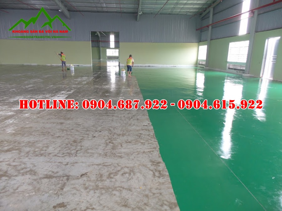 cát thạch anh tạo nhàm sàn epoxy