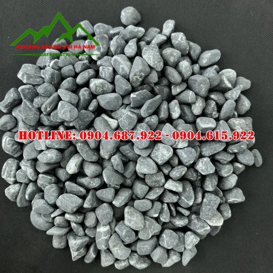 sỏi đen làm sàn keo epoxy