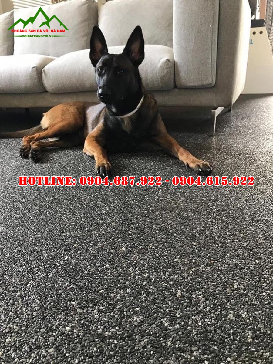 Sỏi làm sàn keo epoxy