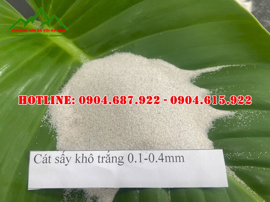 bán cát thạch anh sấy khô