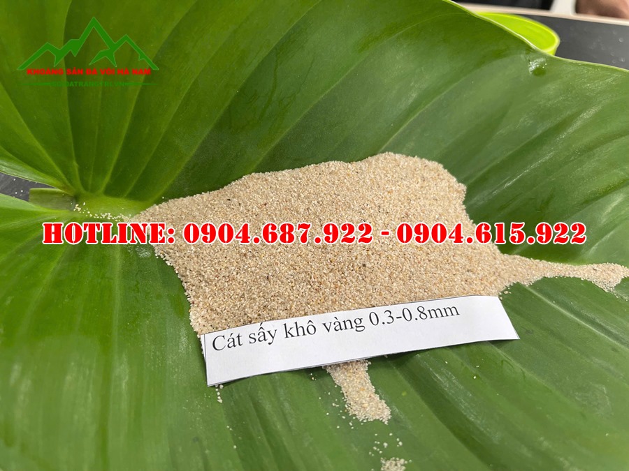 cát thạch anh vàng