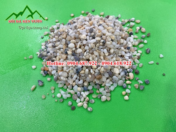 bán sỏi biển làm sỏi keo polyme