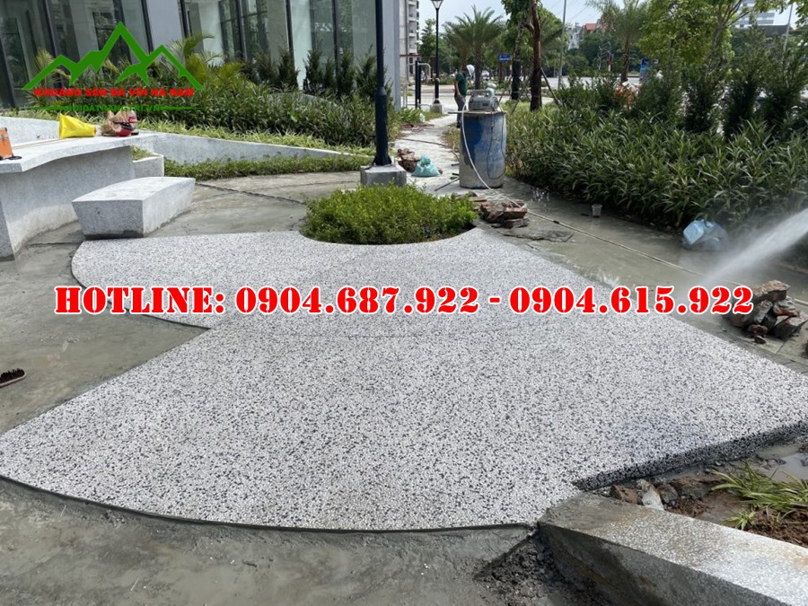 bán sỏi làm bê tông sỏi rửa