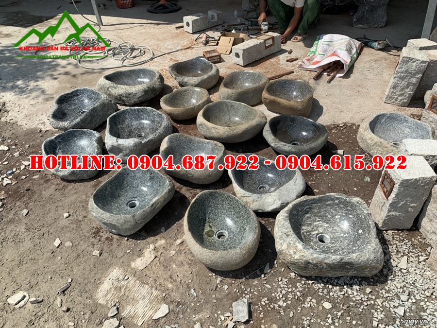 xưởng lavabo đá cuội