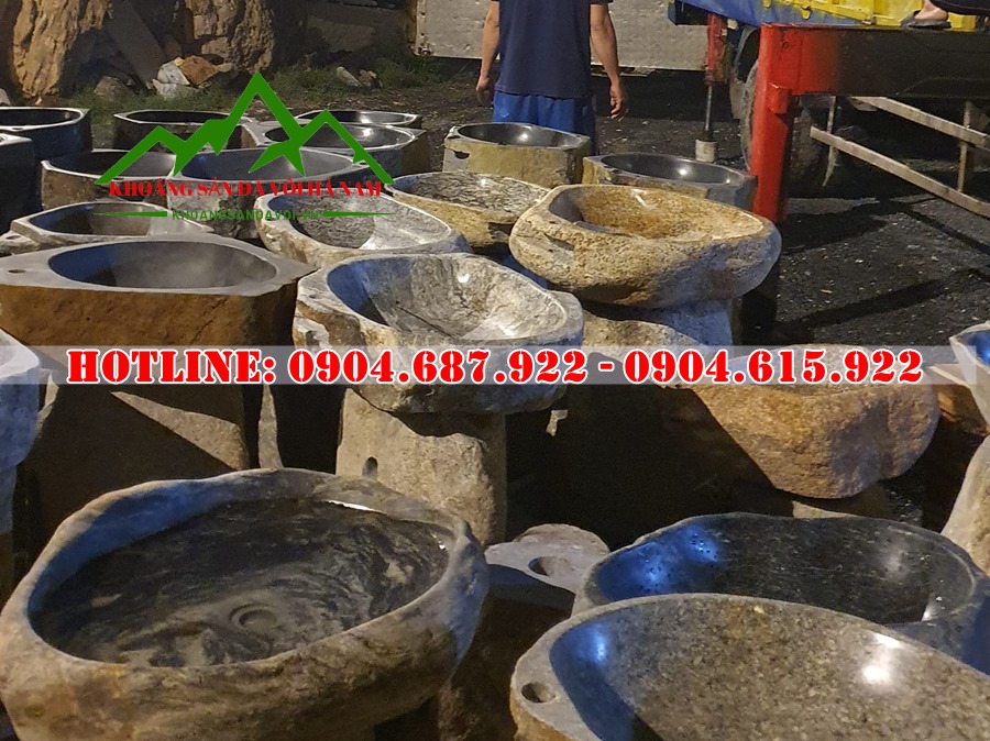 bán lavabo đá cuội