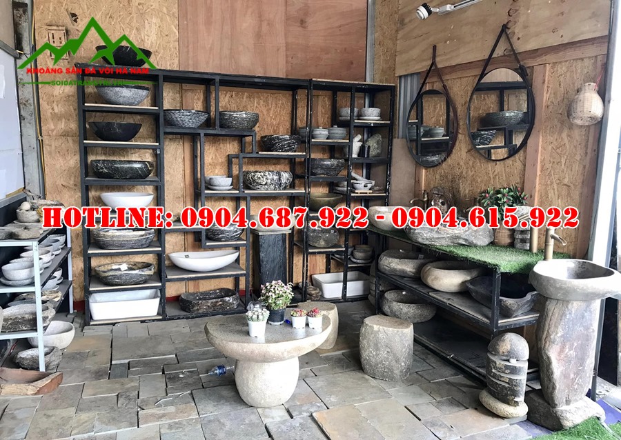các mẫu lavabo đá cuội đẹp