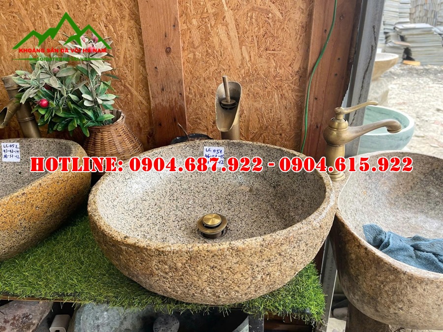 mẫu lavabo đá cuội đẹp