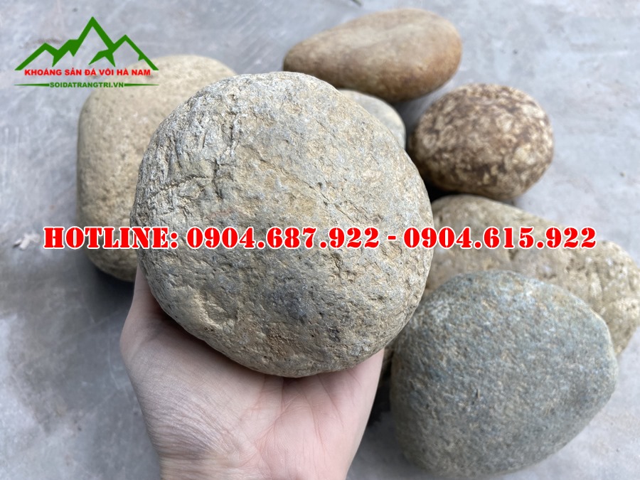 bán đá cuội xây tường
