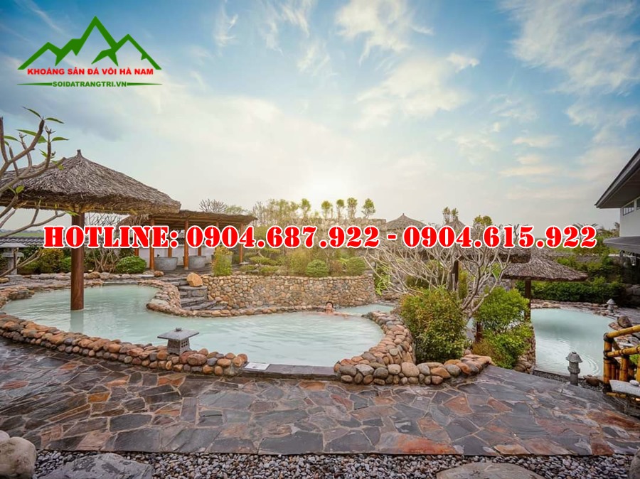Phân phối đá cuội xây dựng trang trí