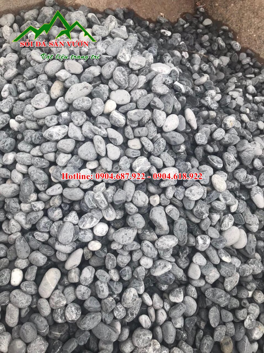 sỏi đen trang trí