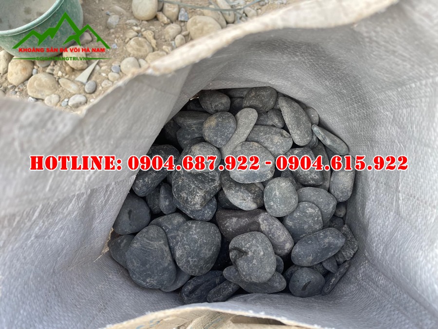 Cung cấp sỏi cuội đen trang trí