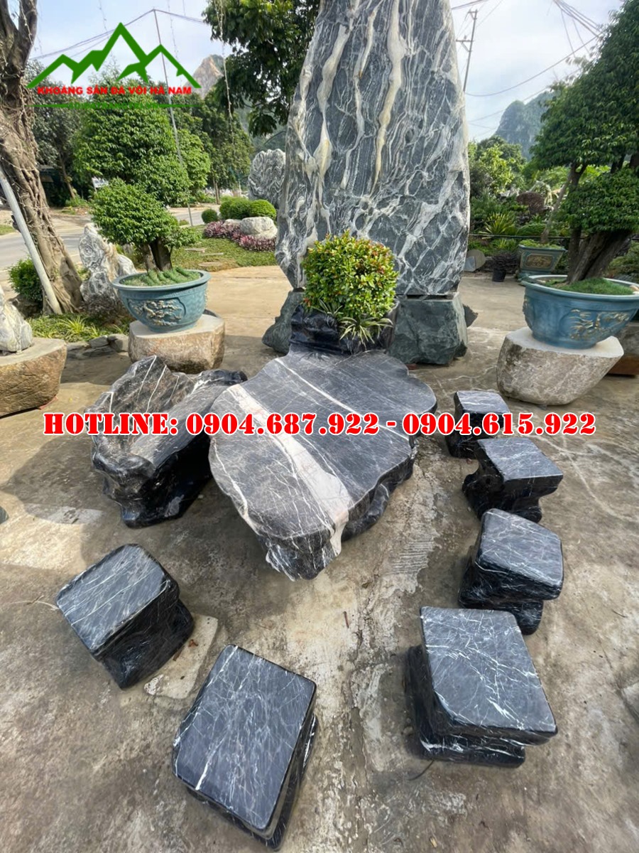 Bộ bàn ghế đá sân vườn