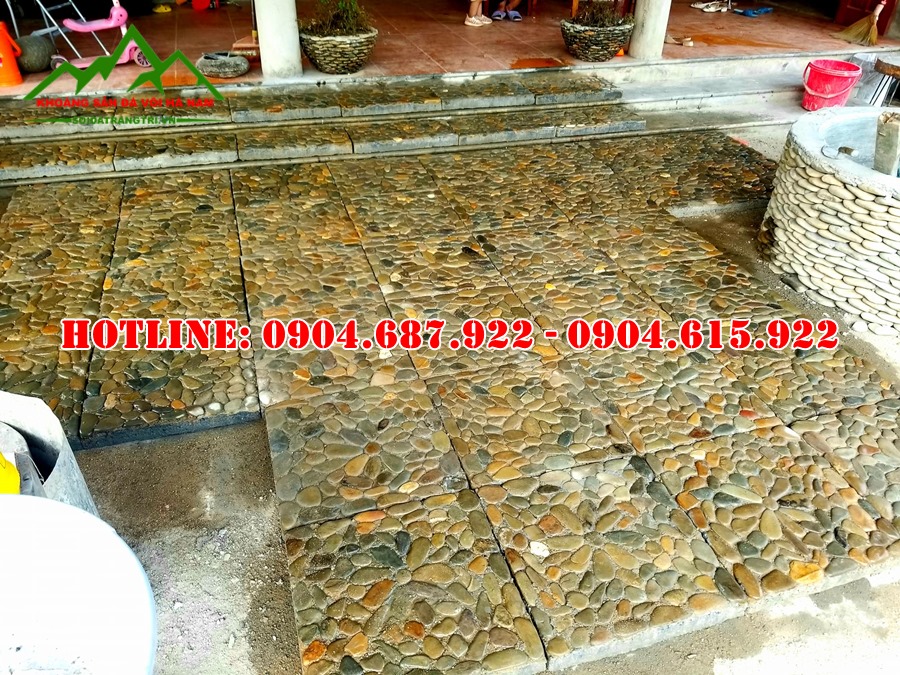 cung cấp sỏi gắn tường