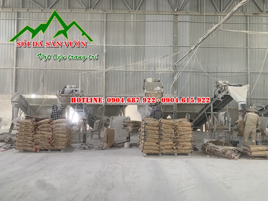 Nhà máy sản xuất vôi cục