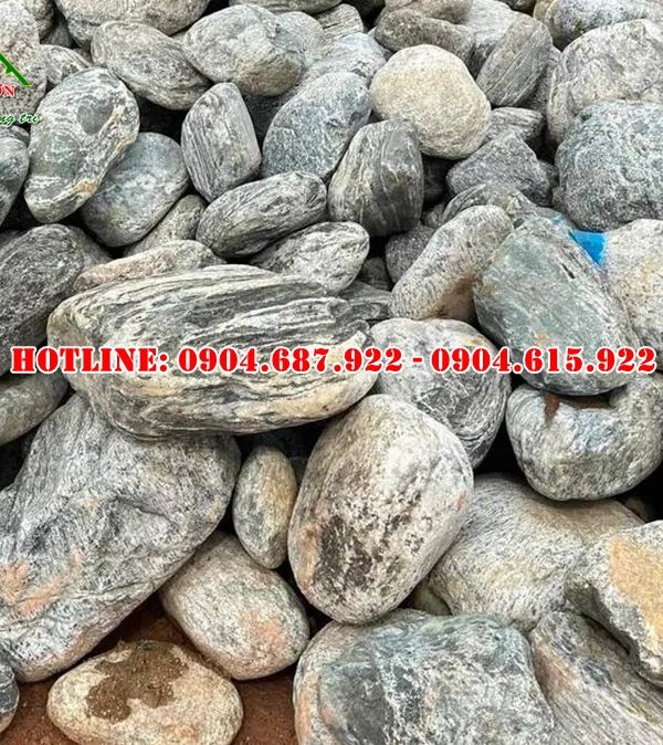 Bán đá cuội vân mây đẹp