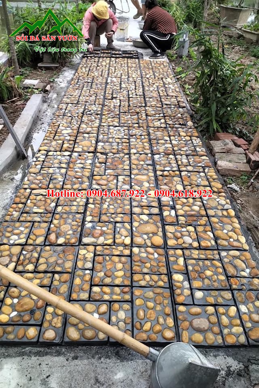 bán sỏi gắn tường