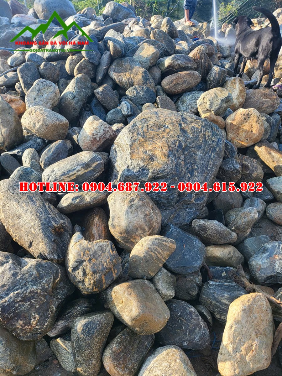 cung cấp đá cuội vân mây