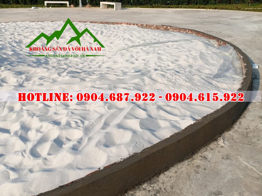 Cát trắng tinh khiết rải mộ