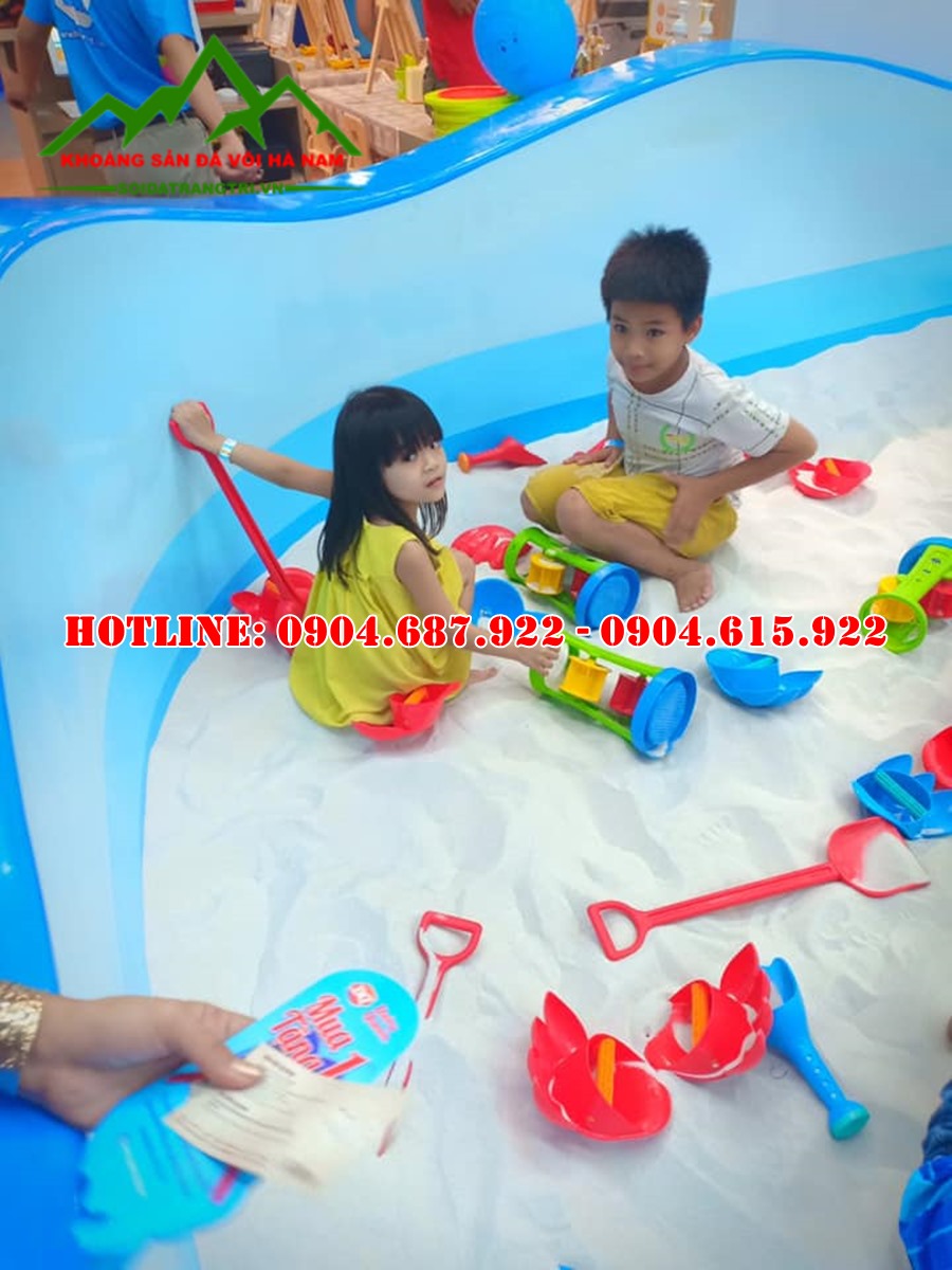 mẫu cát trắng sân chơi trẻ em