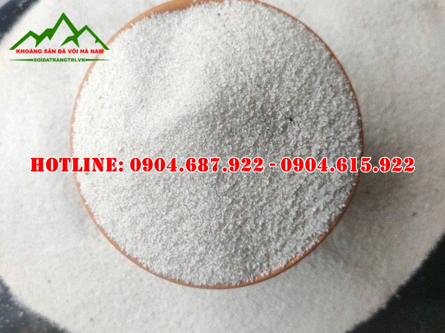 mẫu cát trắng đẹp làm sân chơi