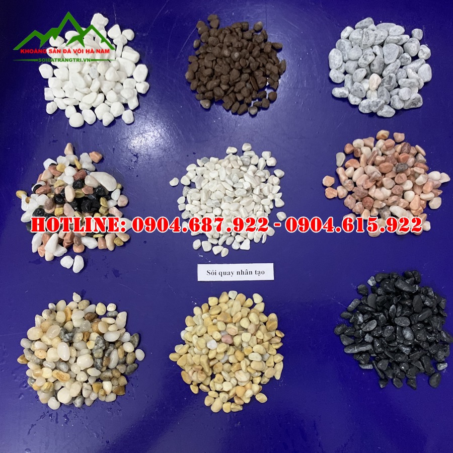 Tìm mua sỏi lẫn màu trang trí