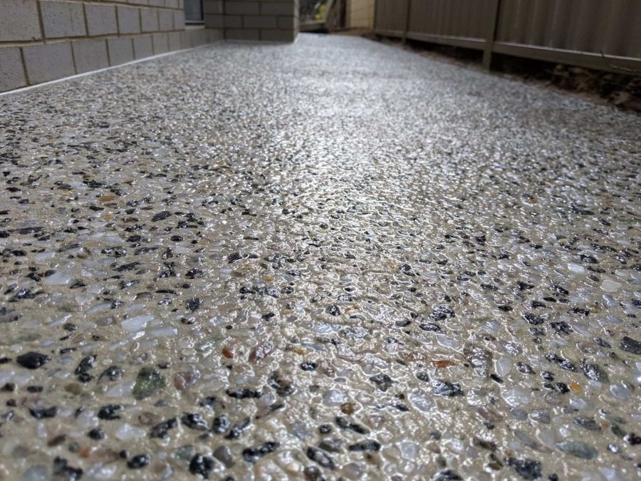 Mẫu sàn đá rửa chống trơn