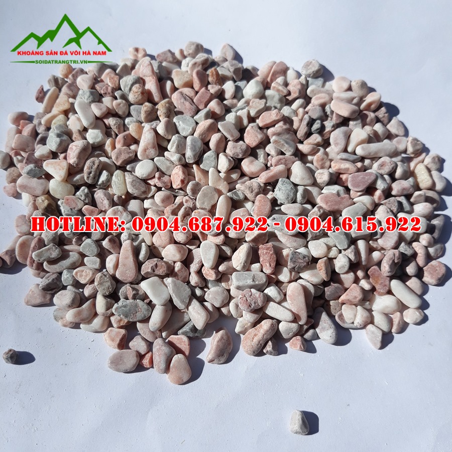 Bán sỏi hồng làm sàn đá rửa