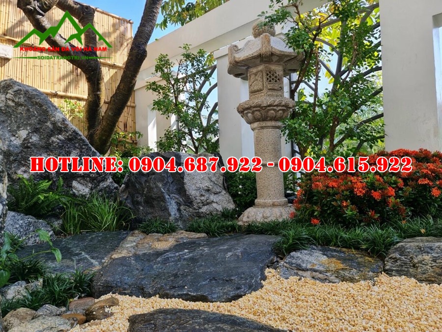 mẫu sỏi rải sân vườn đẹp