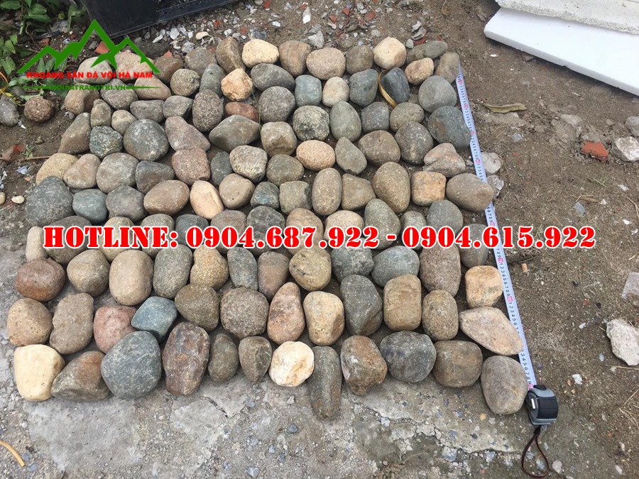 Bán đá cuội sân vườn