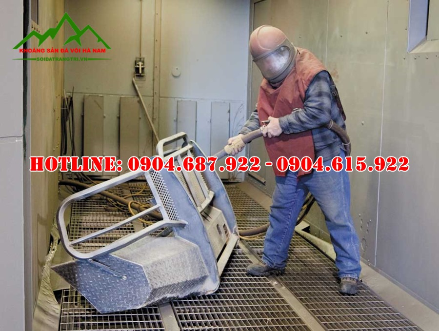 bán cát thạch anh phun gỉ sét