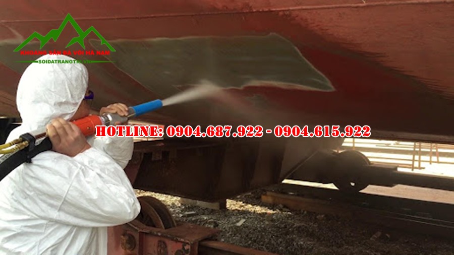 phân phối cát thạch anh bắn vỏ tàu