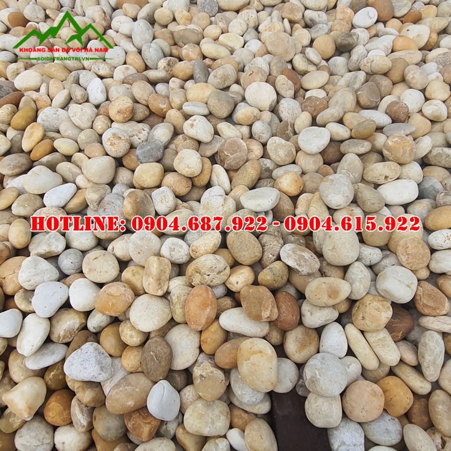 Sỏi cuội trang trí sân vườn