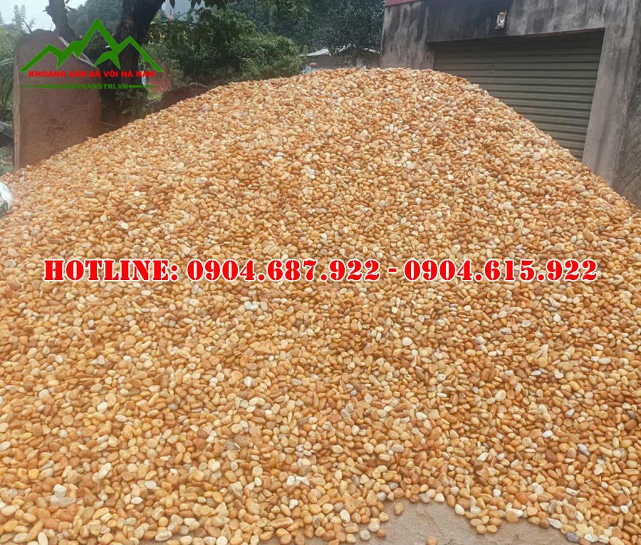 mẫu sỏi rải sân vườn