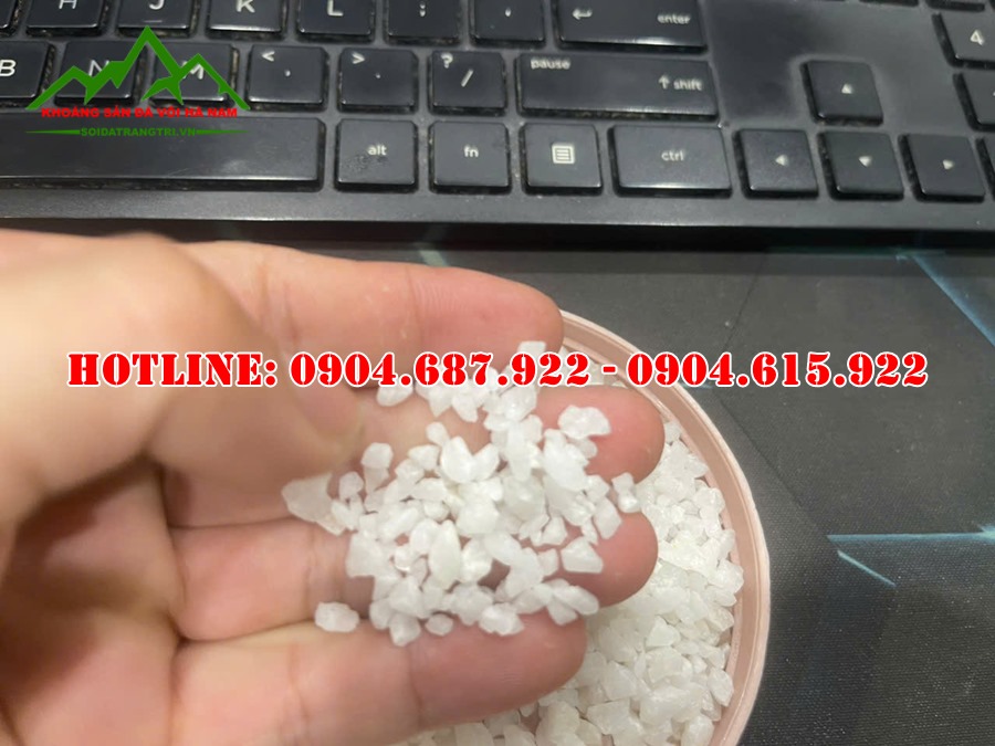 sỏi thạch anh trắng lọc nước