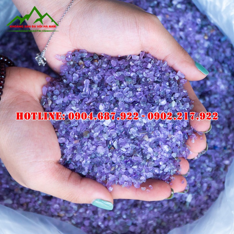 Vạn thạch anh tím 3mm phong thủy