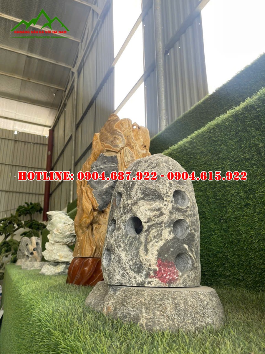 mẫu đèn đá cuội